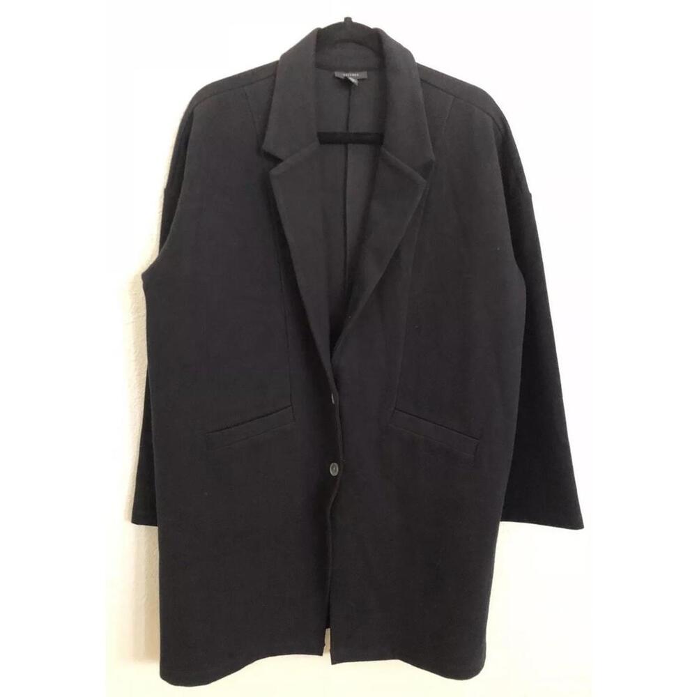 New HALOGEN Women’s Two-Button Jacket In Black Size M - Picture 7 of 11